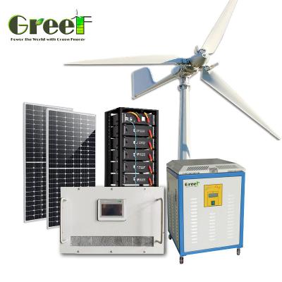 China Efficiency 24 Hour Lithium Ion Solar Power System MPPT Charge Controller 48VDC Battery Power Off Grid 5-100kW Load Power zu verkaufen