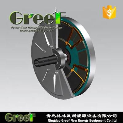 China gerador de ímã permanente axial do fluxo 2kw para a turbina eólica vertical à venda