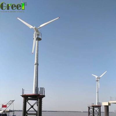 China Easy Installation Electric Wind Turbine System Low Rpm 20kw For Home for sale