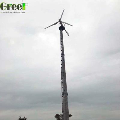 China Small Horizontal Pitch Control Wind Turbine Generator System Home 20kw for sale