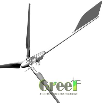 China Smart Pitch Control Wind Turbine Generator Active Yawing 10kw for sale