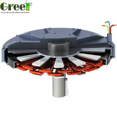 China 2KW Coreless Permanent Magnet Generator 180rpm For VAWT for sale