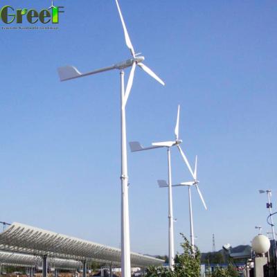 China Shaft Pitch Control Horizontal Axis Wind Turbine Home Charge System 5kw 10kw for sale