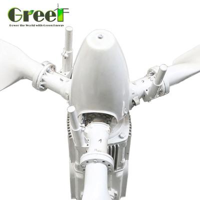 China Mini Rooftop Grid Tie Industrial Inverter Wind Turbine Speed System 5kw for sale