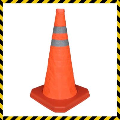 China collpsible foldable traffic cone for sale