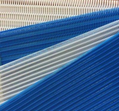 China 880cm Width White Spiral Filter Belt Polyester Woven Mesh Fabric For Press Filter for sale