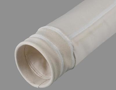China High Silicon Modified PTFE Filter Media Oil Repellent , 750gsm Cloth Filter Bag for sale