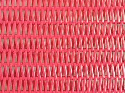 China Alambre plano Mesh Fabric Heat Setting no tejido, Mesh Screen rojo para la sequedad de papel en venta