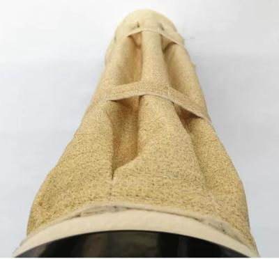 China Aramid Nomex Felt Pleated Filter Bags 130mm Baghouse Star Filter Bag for sale