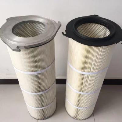 China Three Lugs Pleated Polyester Filter Cartridge Aramid P84 for sale