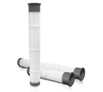 China ETR PPS Gas Filter Cartridge , Aramid Dust Filter Cartridge for sale