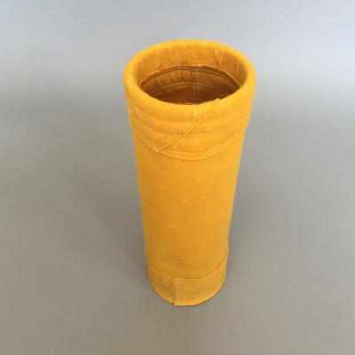 China Polyamide P84 Industrial Dust Filter Bag Yellow Color for sale