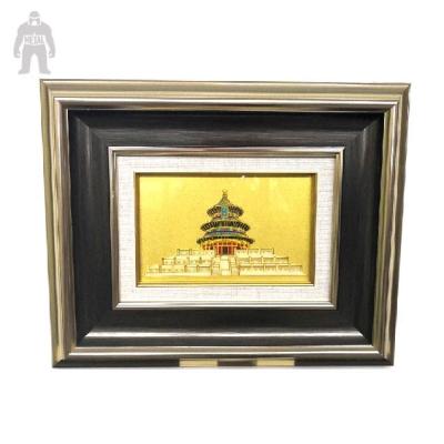 China Decorativo terminado da arte do quadro do metal chapeamento quadrado colorido interno à venda