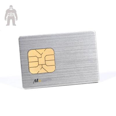China Luxury  Personal Trainer Aluminum Business Cards Extrusion Metal Logo  Included for sale