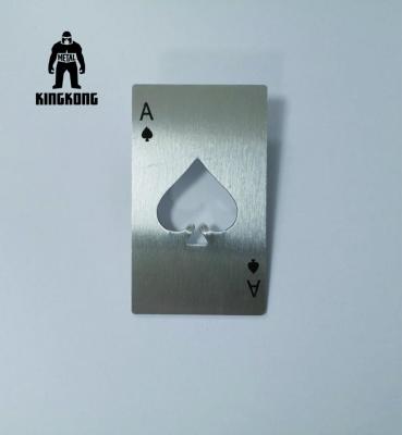 China Advertising Metal Credit Card Sized Bottle Opener  Eco-Friendly  Stocked for sale