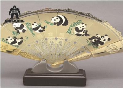 China Right Hand Held Folding Fans   Include  Beijing Opera Facial  For Business Advertising Or Gift for sale
