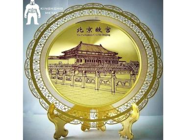 China Decoración casera de equipamiento plateada plata de la medalla de oro del metal del recuerdo de las ilustraciones en venta