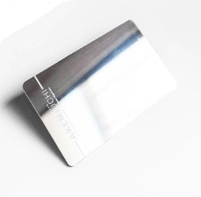 Κίνα Προσωπικές τετραγωνικές πλαστικές επαγγελματικές κάρτες 85*54mm/89*51mm καθρεφτών ή προσαρμοσμένος προς πώληση