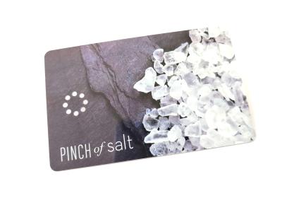 China Printing Hole Punched Die Cut PVC Business Cards / Plastic Key Tags for sale
