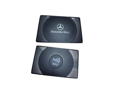 China Stainless Steel Contactless Smart Nfc Business Cards 13.56mhz Frequency for sale