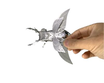 China O modelo Adult Metal Puzzle do inseto de Diy 3D mancha o material de aço à venda