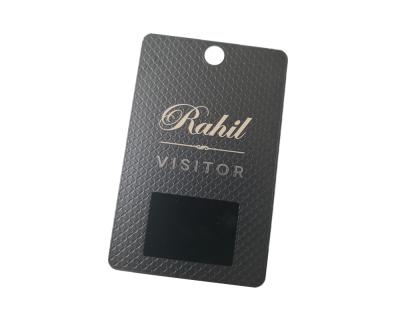 Китай Уникальная штейновая черная визитная карточка металла с лоснистым ультрафиолетовым печатая логотипом продается