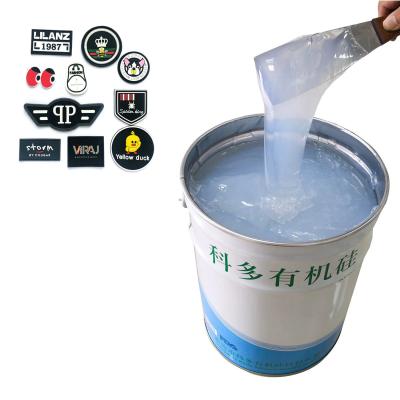 China 43 Shore A Hardness 19KN/M Silicone Rubber Ink For Trademark Molding for sale