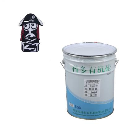 China Inject molding Silicone Rubber Ink for label, trademark making for sale