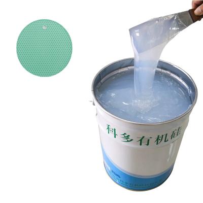 China Translucent 19KN/M Silicone Rubber Ink For Microfiber Fabric for sale