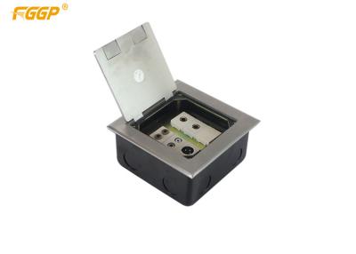 China Waterproof Electrical Raised Floor Box Systems Under Floor Flush Outlet Box For Supermarket for sale