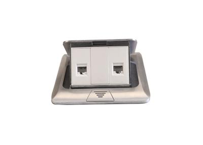 China Rj45 Pop Up Floor Socket Outlet Box With Cat 7 Network With High Performance for sale