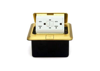 China Pop Up Floor Mounted Electrical Receptacle American Standard ANSI / NEMA Level for sale