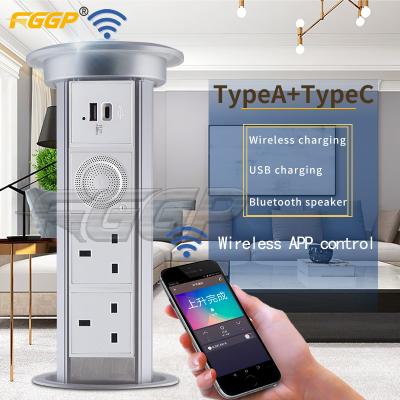 China Automatic Retractable Pop Up Power Outlet For Kitchen Counters for sale