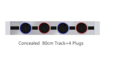 China Lighting Plug Power Track Socket Rail Accessories System With Connectors for sale