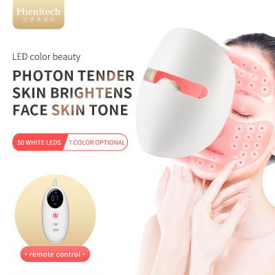China 50hz 60hz 7 Colors Photon LED Facial Mask For Skin Rejuvenation for sale