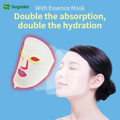 China 3D Silicone LED Face Mask Light Photon Therapy Skin Rejuvenation Beauty Device for sale