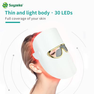 China Colorful Photon Led Anti Aging Mask Beauty Therapy Face Facial Led Mask for sale