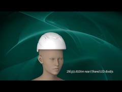 Parkinson Alzheimer Brain Photobiomodulation Helmet Infrared Light NIR Therapy Device