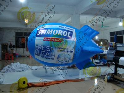 China Big PVC Trade Show Helium Blimps Fire Resistant Durable Colorful for sale