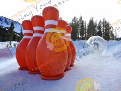 China balões infláveis grandes do esporte de 3.6m, bowling inflável exterior imprimindo protegido UV à venda
