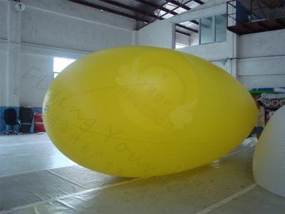 China Yellow Zeppelin Helium Balloon Inflatable Waterproof For Outdoor Sports for sale