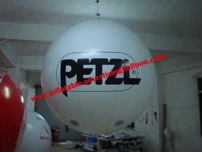 China 0.4mm Fireproof PVC Advertising Helium Balloons With Digital Printing For Trade Show for sale