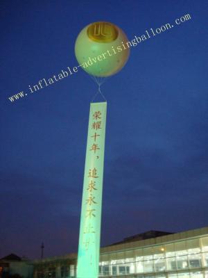 中国 0.18mm 祭典のデジタル印刷を用いる耐火性ポリ塩化ビニールの広告のヘリウムの気球 販売のため