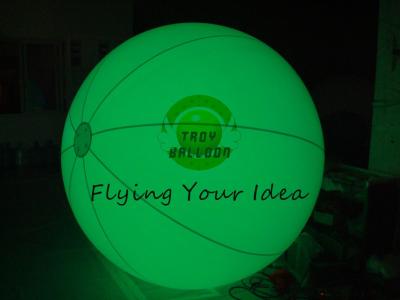 China 2m PVC Inflatable Advertising Lighting Balloon Crowded Throw For Celebration Day for sale