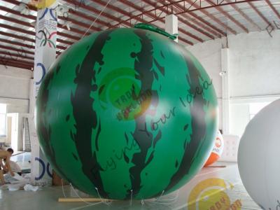 China 4m diameter watermelon Fruit Shaped Balloons Rainproof / Fireproof for sale
