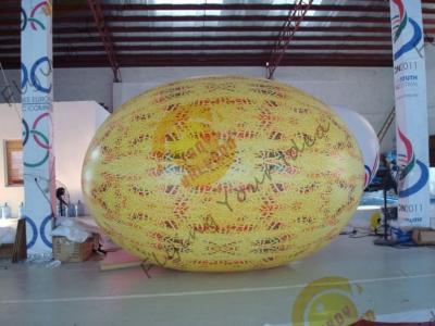 China Gaint Inflatable Melon Fruit Shaped Balloons UV Printing 4m Long for sale