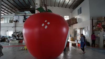 中国 3.5mの高さAppleは大きい気球のPantoneの色によって一致させた印刷を形づけました 販売のため