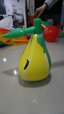 China 3ft Inflatable Pear Fruit Shaped Balloons With Screen Printing EN71 ASTM for sale