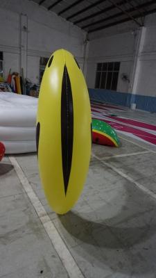 China 1.2m long Fruit Shaped Balloons , Digital Printing Inflatable Banana for sale