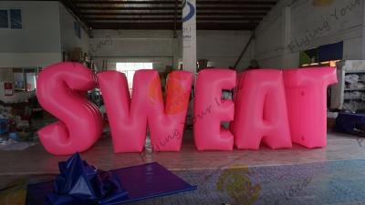 China Sweat Characters Inflatable Product Replicas Silk Screen Printing Excellent Design for sale